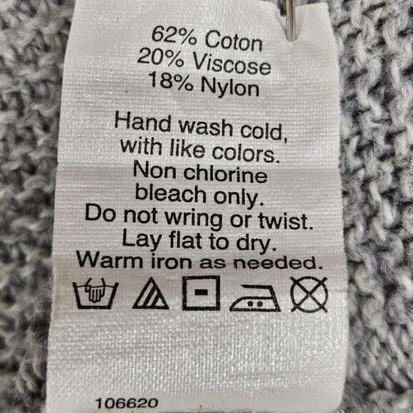 MADEWELL Gray Knit Pullover Sweater Women's Size XS - Picture 10 of 13